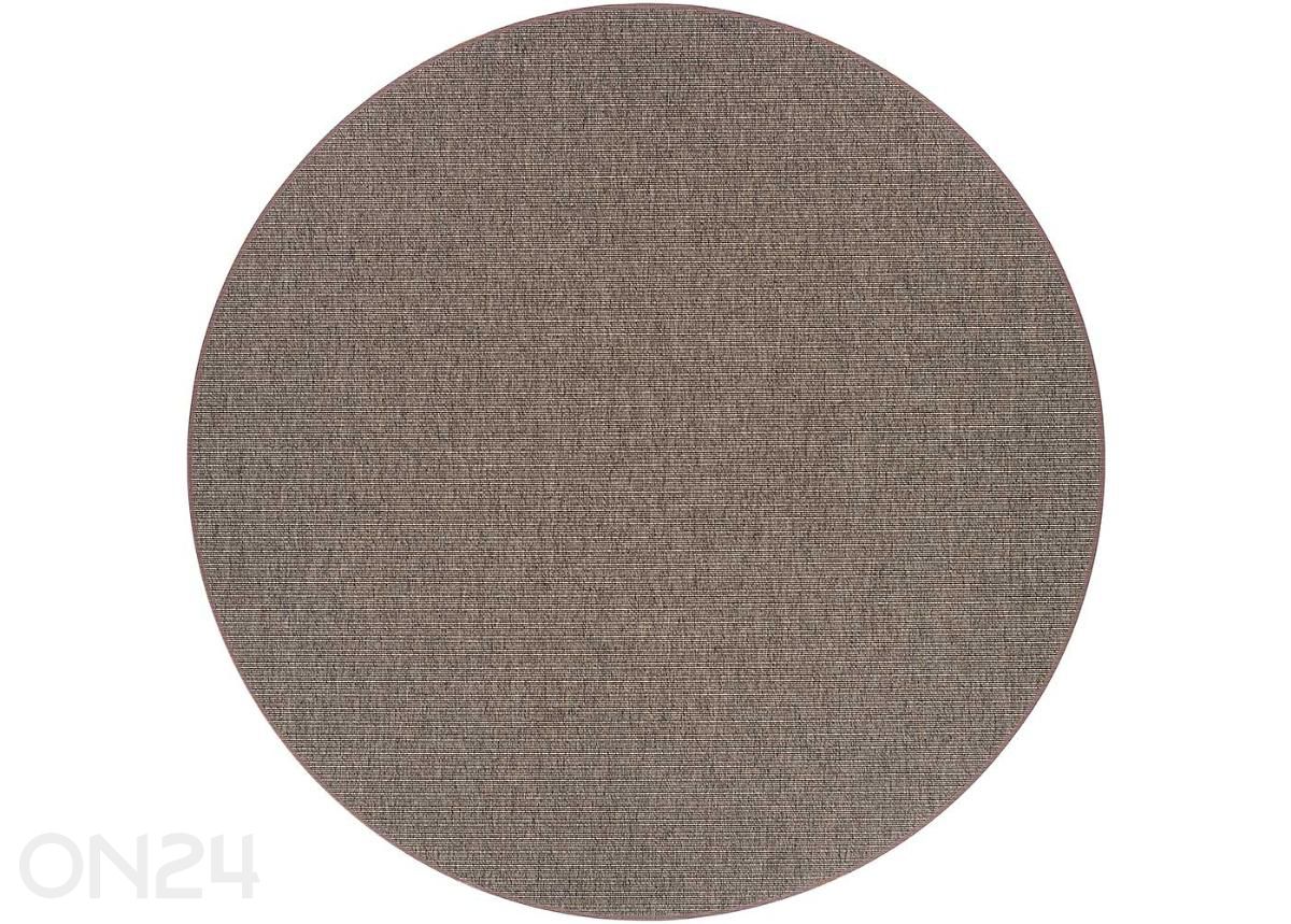 Narma silesidusvaip Credo™ brown ümar Ø 160 cm suurendatud