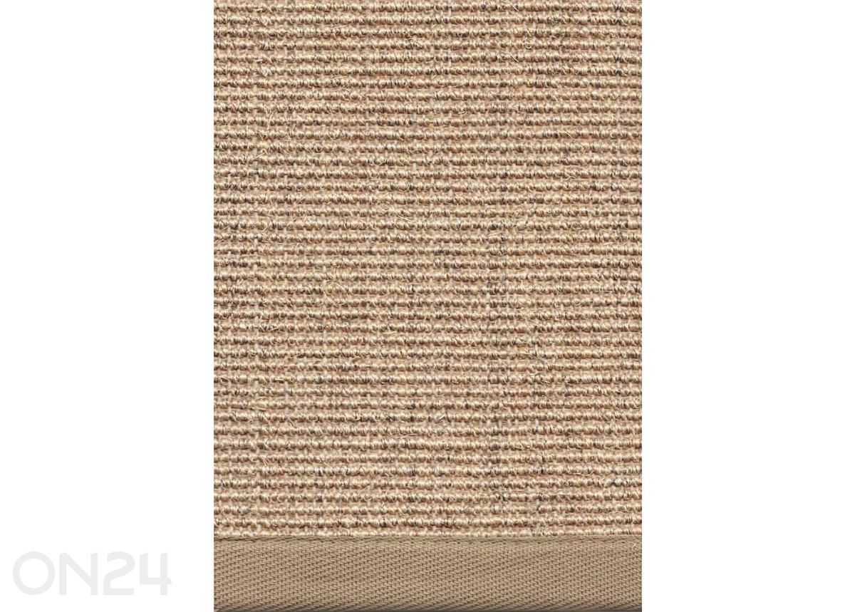 Narma sisalvaip Livos™ beige 80x200 cm suurendatud