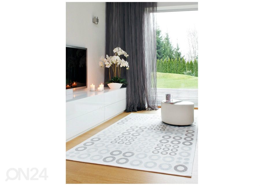 Narma smartWeave® vaip Kupu white 70x140 cm suurendatud