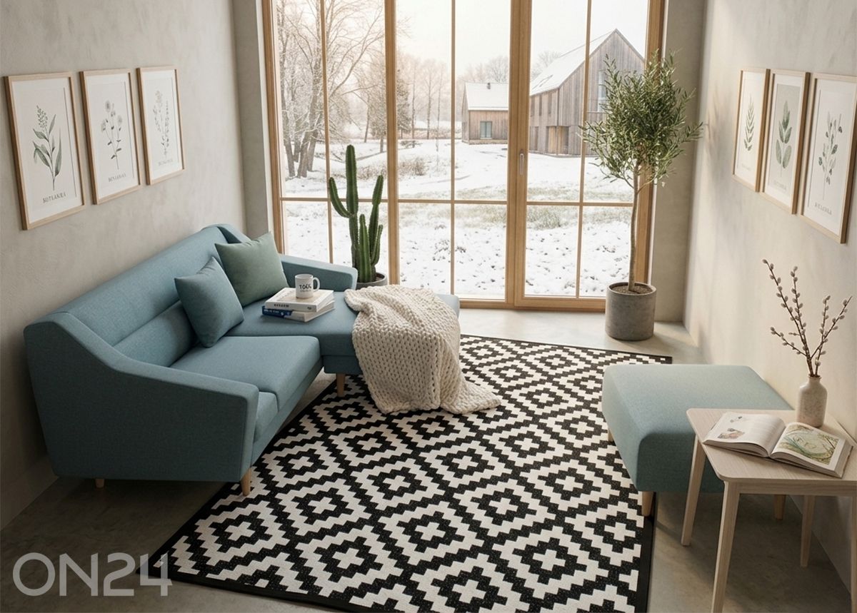 Narma smartWeave® vaip Viki black 200x300 cm suurendatud