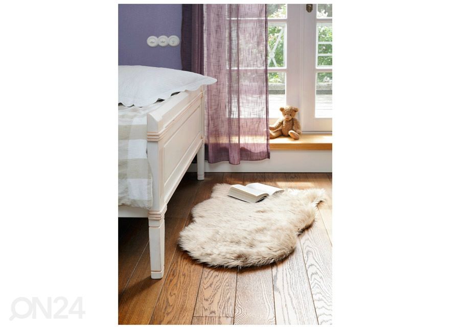 Narma Vegan Fur plüüsvaip Dolly linen 60x90 cm suurendatud