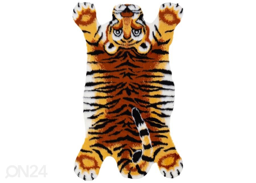 Narma Vegan Fur plüüsvaip KIDS BUDDY 70x110 Tiiger suurendatud