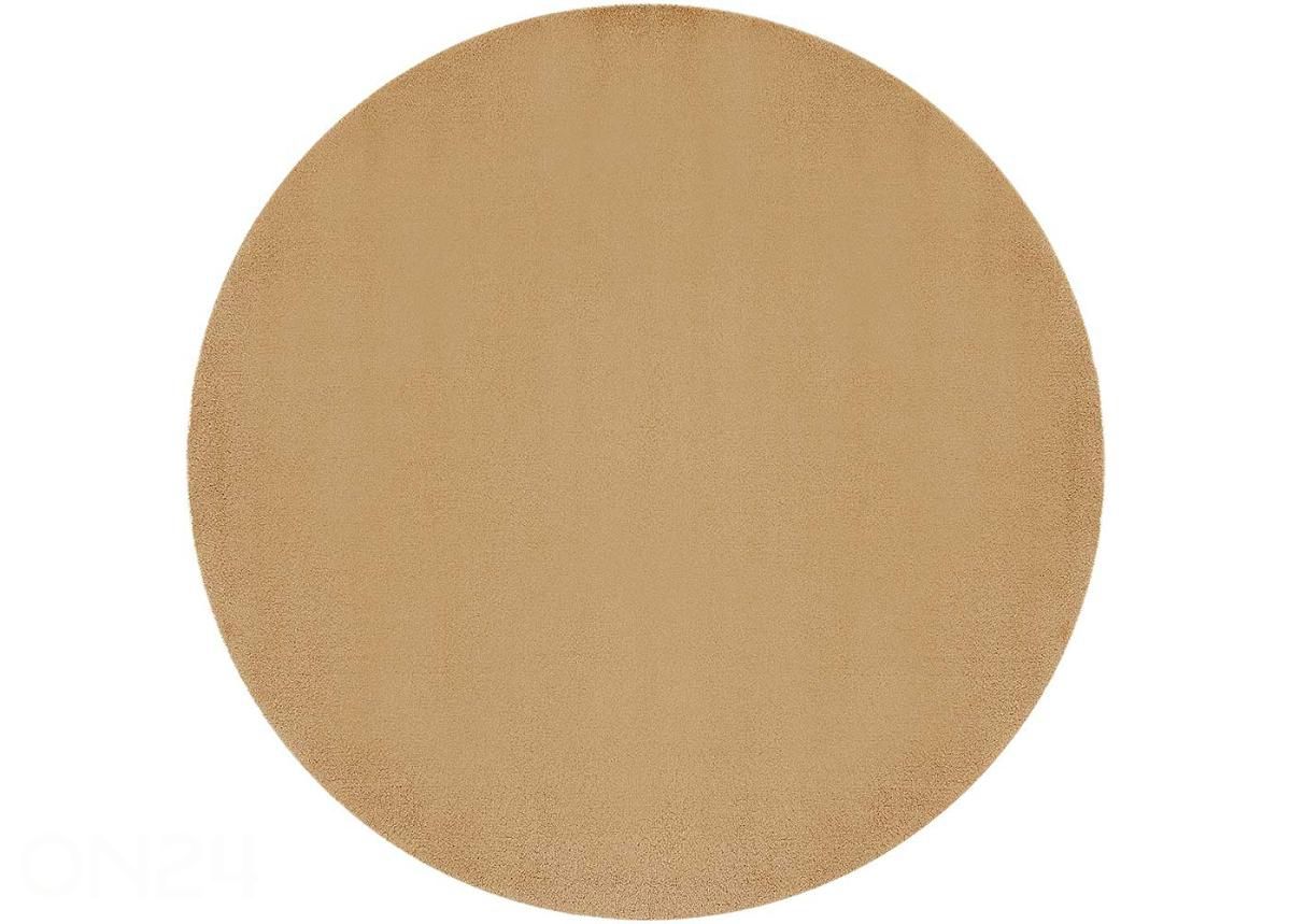 Narma veluurvaip Eden™ gold ümar Ø 133 cm suurendatud