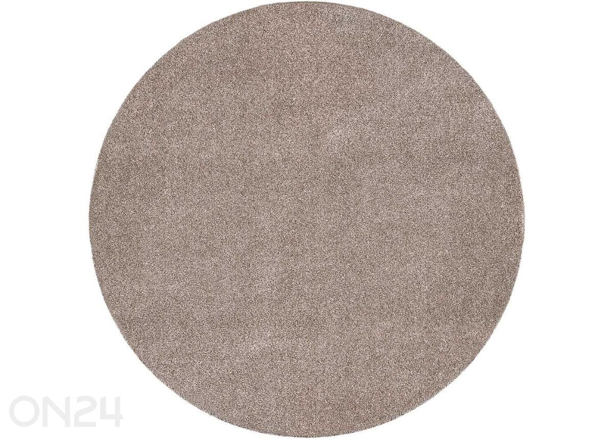 Narma veluurvaip Noble™ beige ümar Ø 133 cm suurendatud