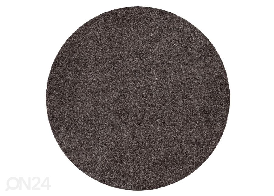 Narma veluurvaip Noble™ brown ümar Ø 133 cm suurendatud