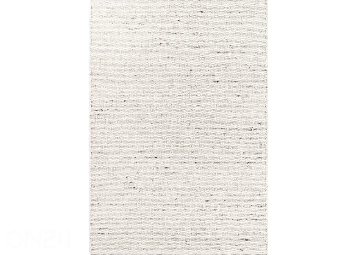 Narma villane käsikootud vaip Hygge white 140x200 cm suurendatud