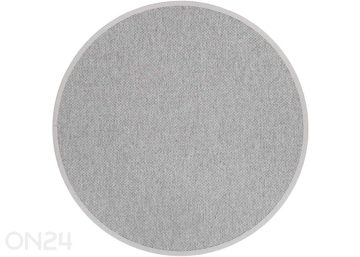 Narma villane vaip Savanna™ ümar grey Ø 160 cm suurendatud
