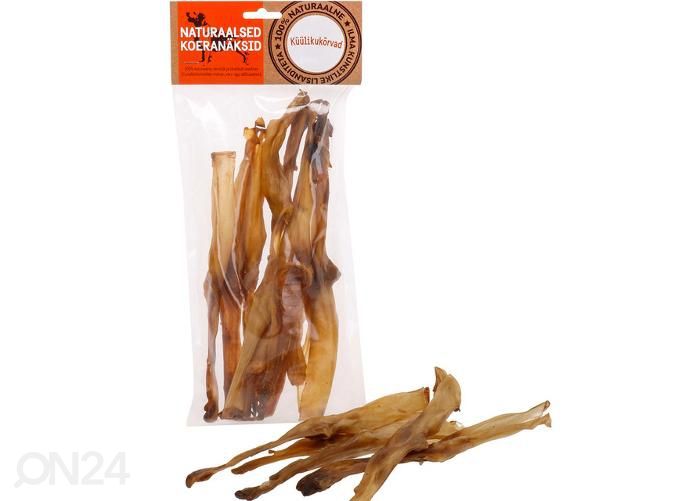 Naturaalne koera maius küüliku kõrvad valged 500 g suurendatud