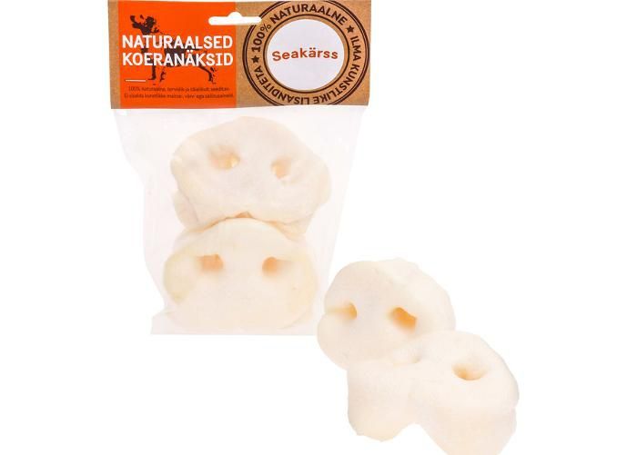 Naturaalne koera maius sea kärss valge n6 suurendatud