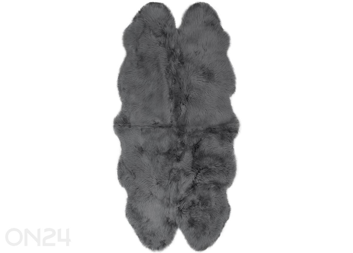 Naturaalne lambanahk Merino carbon Quatro ±90x180 cm suurendatud