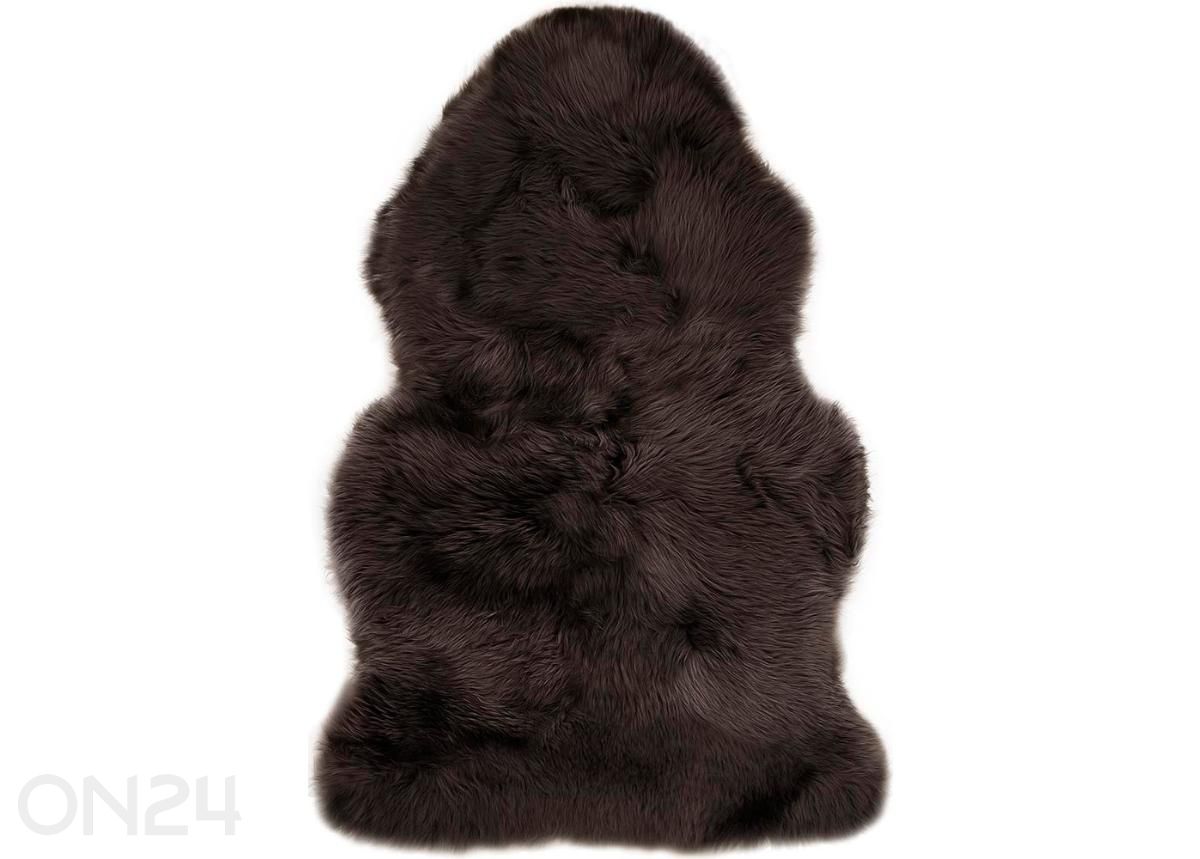 Naturaalne lambanahk Merino chocolate M ±60x90 cm suurendatud