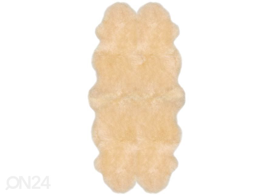 Naturaalne lambanahk Merino cream Quatro ±90x180 cm suurendatud