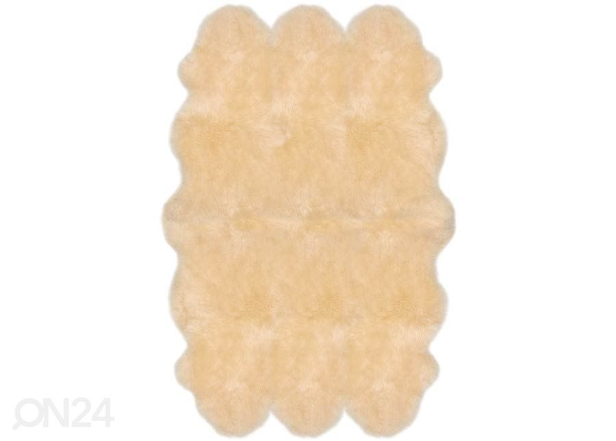 Naturaalne lambanahk Merino cream Sexto ±130x180 cm suurendatud
