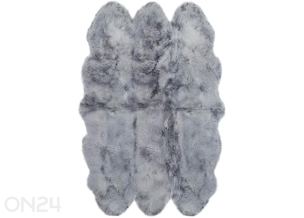 Naturaalne lambanahk Merino grey Sexto ±130x180 cm suurendatud