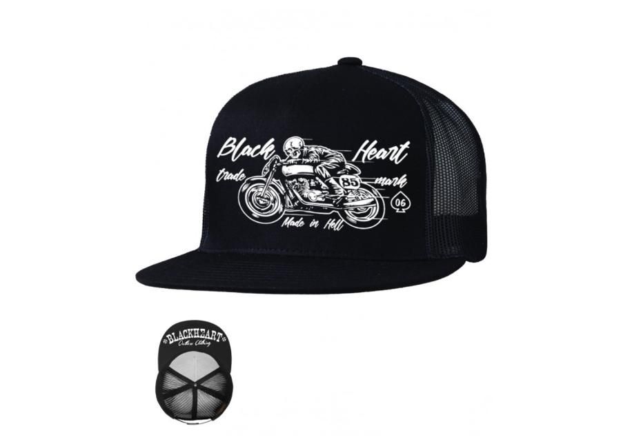 Nokamüts meestele Hat BLACK HEART Vintage Trucker suurendatud