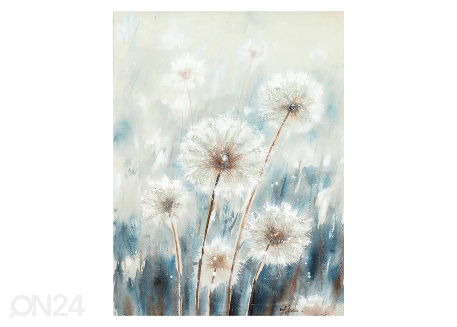 Õlimaal Lendlevad võililled 60x80 cm suurendatud