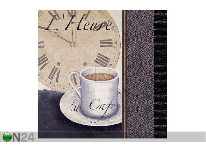 Õlimaal lõuendil Coffee 50x50 cm suurendatud