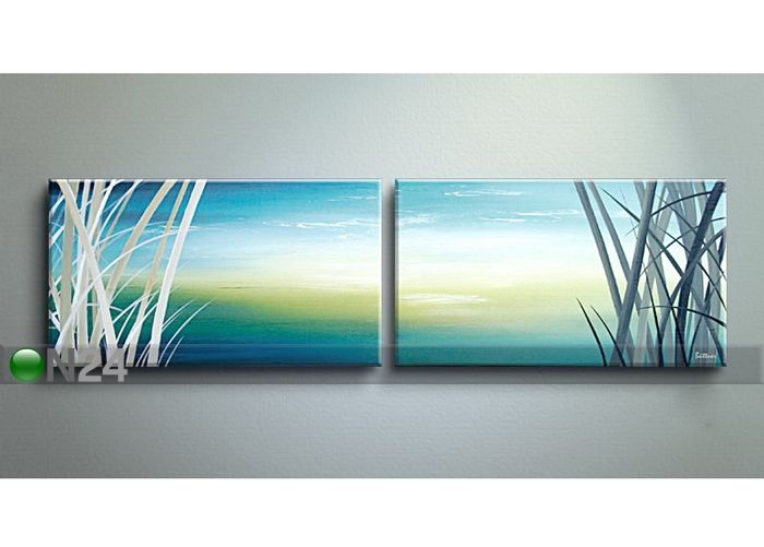 Õlimaal lõuendil Sea 50x140 cm suurendatud