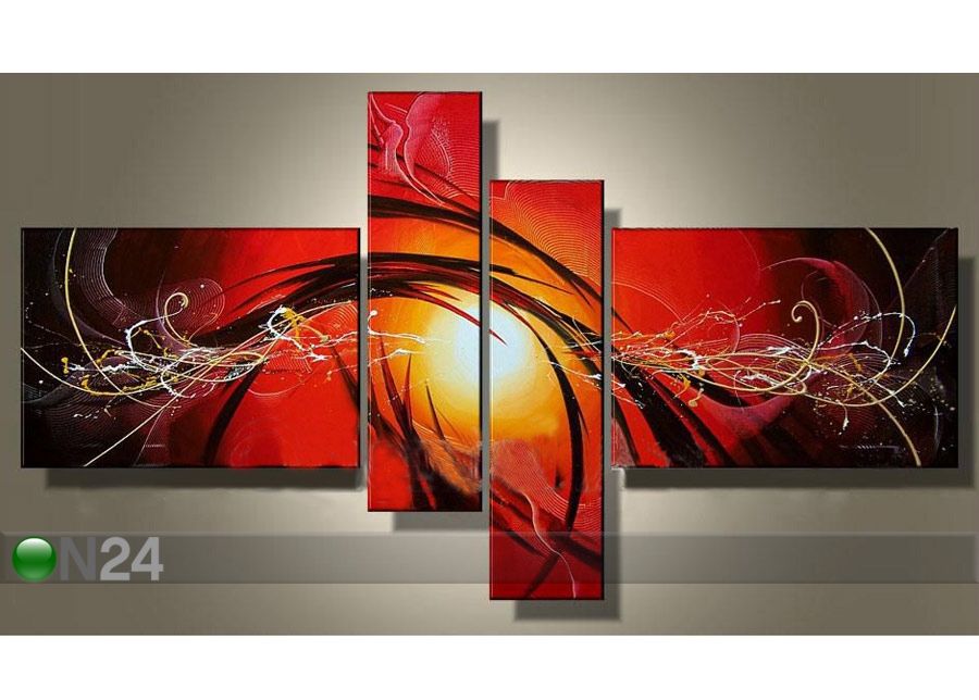 Õlimaal lõuendil Sunset 110x180 cm suurendatud