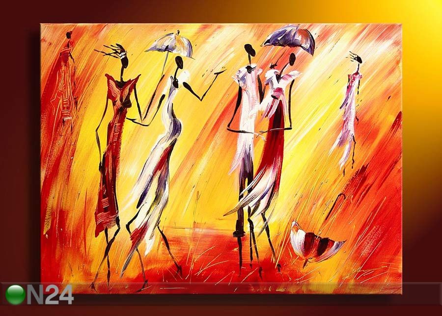 Õlimaal lõuendil Tants 60x80 cm suurendatud