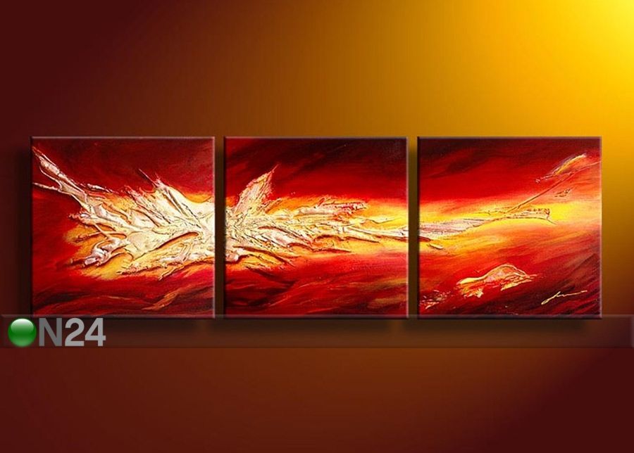 Õlimaal lõuendil Välk 50x150 cm suurendatud
