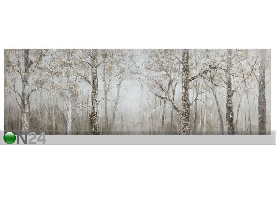 Õlimaal Mets 50x150 cm suurendatud