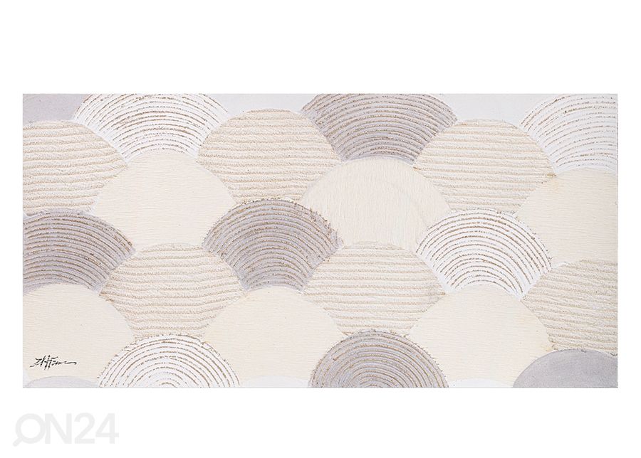 Õlimaal Poolringid 60x120 cm suurendatud