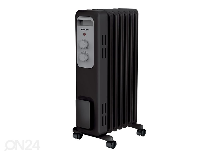 Õliradiaator Sencor SOH3307BK, must suurendatud