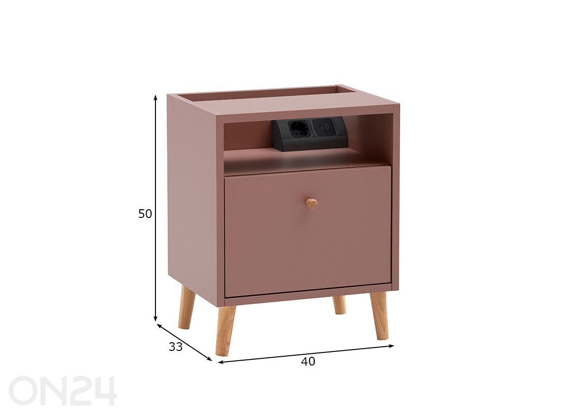 Öökapp Bjarne suurendatud mõõdud