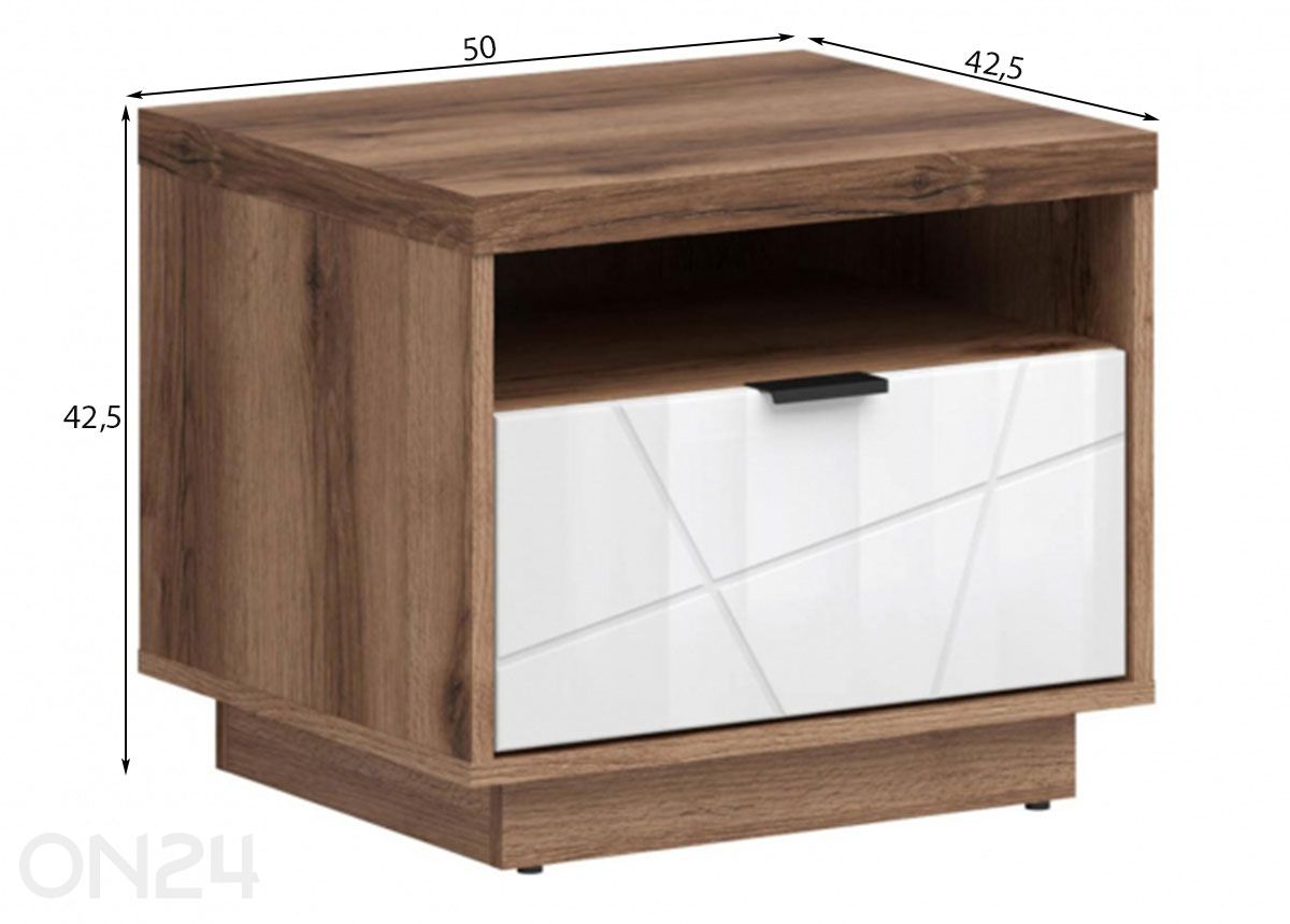 Öökapp Forn suurendatud mõõdud