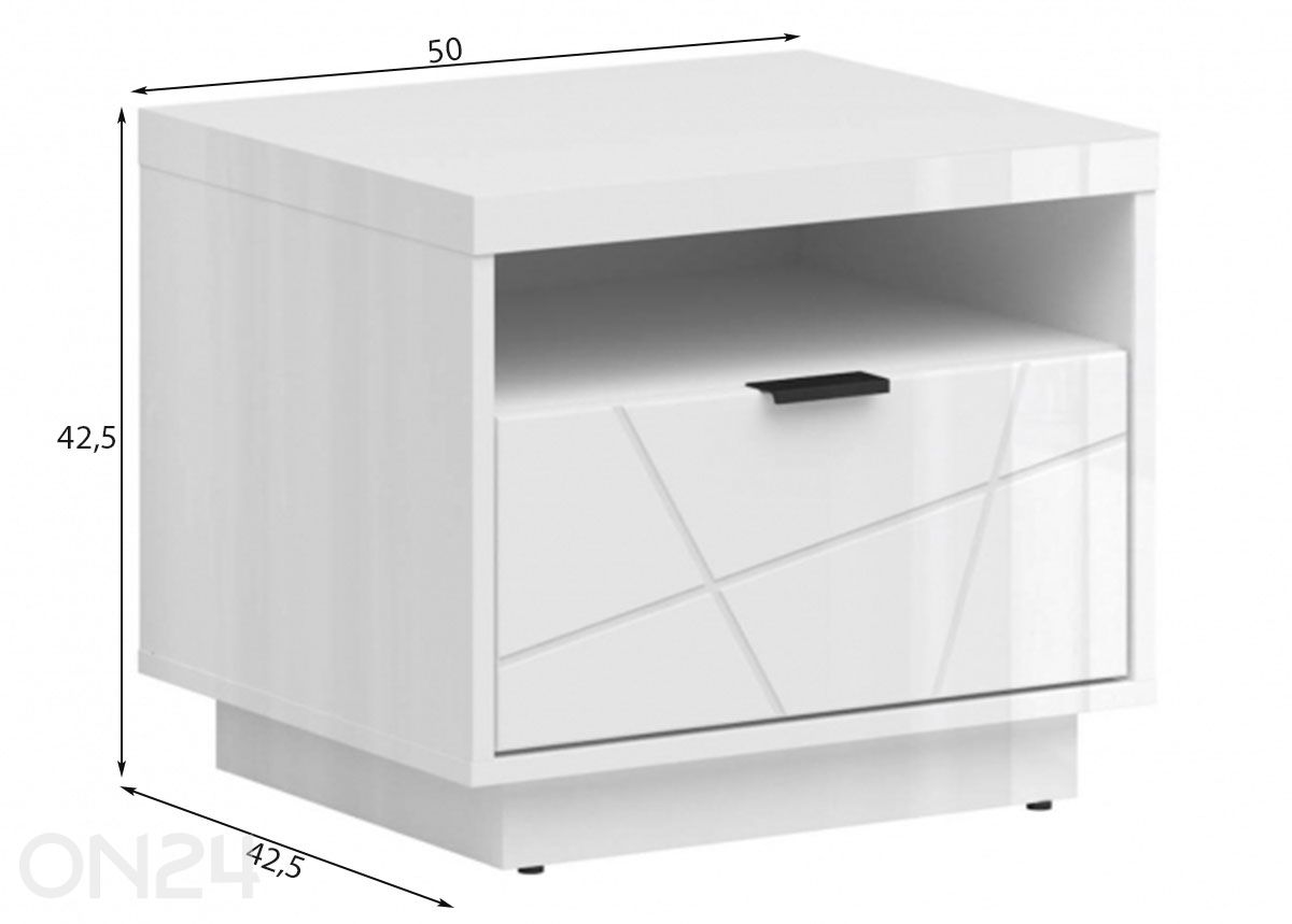 Öökapp Forn suurendatud mõõdud