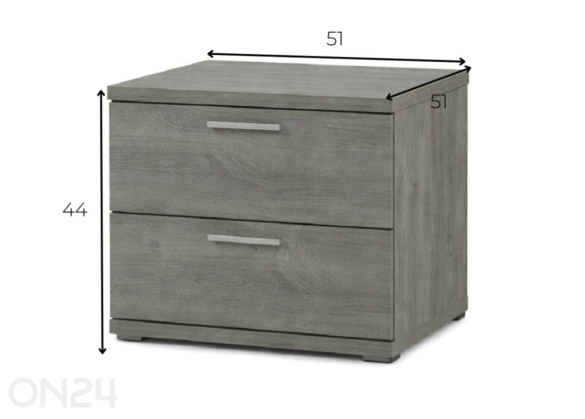 Öökapp Gella hall kask suurendatud mõõdud