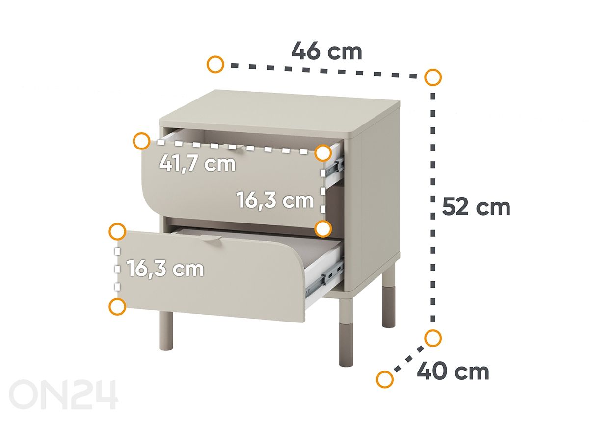 Öökapp Harmony suurendatud mõõdud