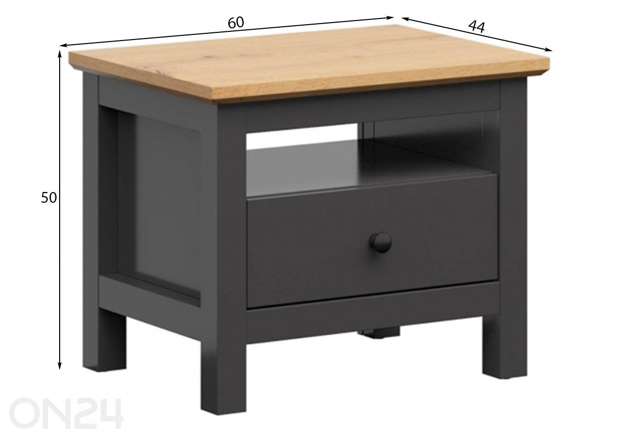 Öökapp Hesen suurendatud mõõdud