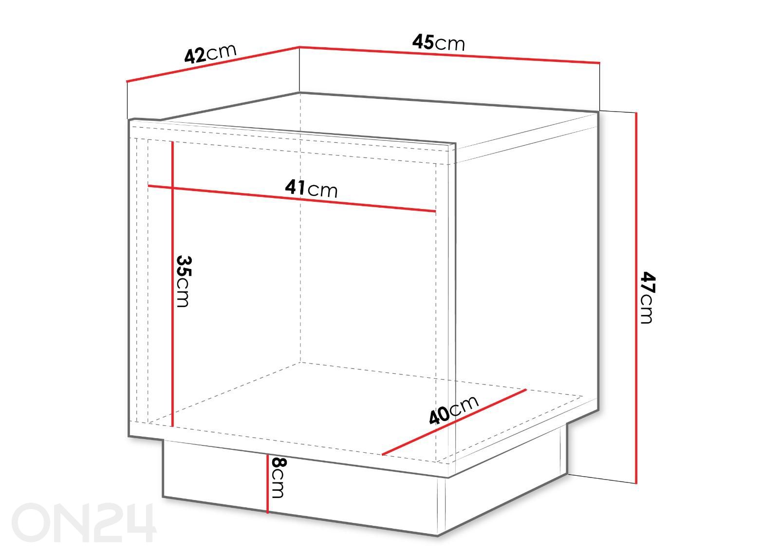 Öökapp Liverti, 2tk suurendatud mõõdud