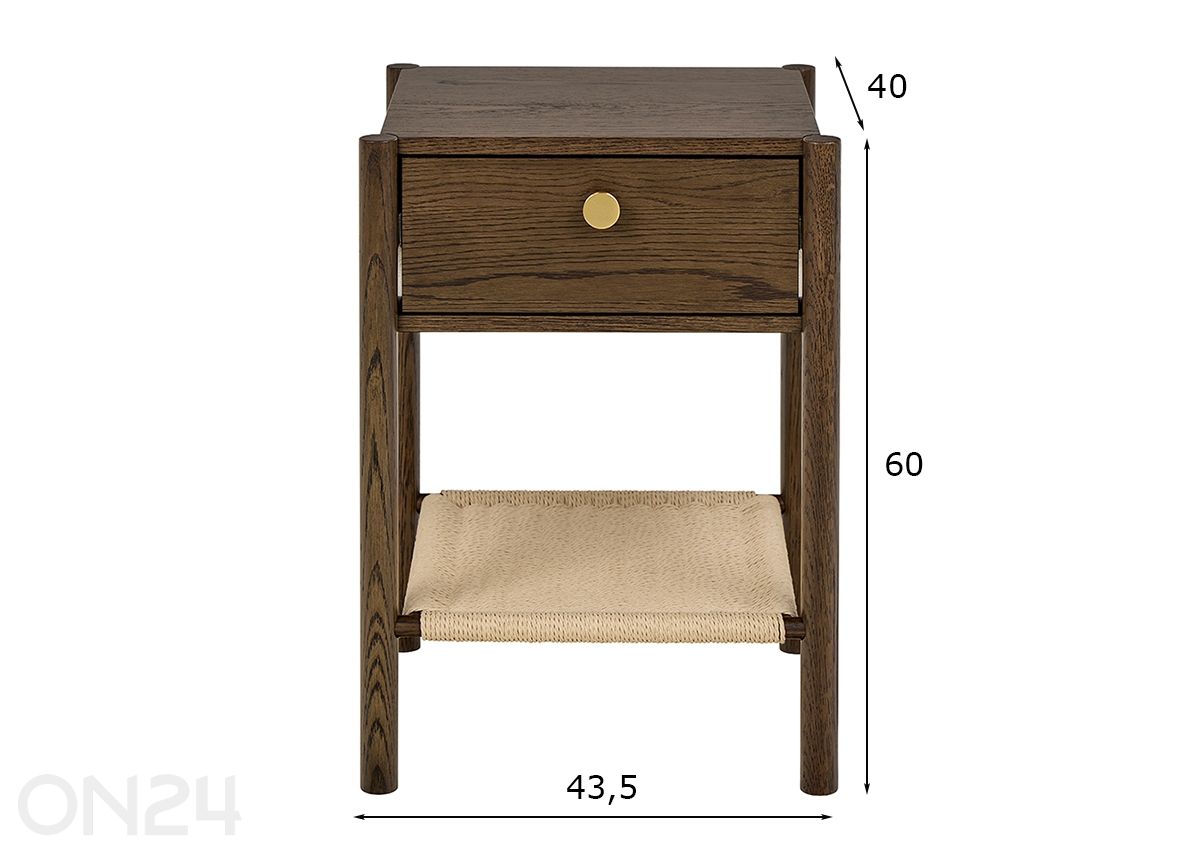 Öökapp Monfort suurendatud mõõdud