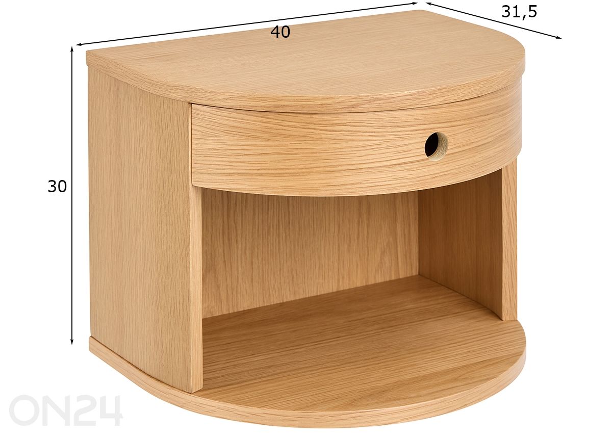 Öökapp Paron suurendatud mõõdud