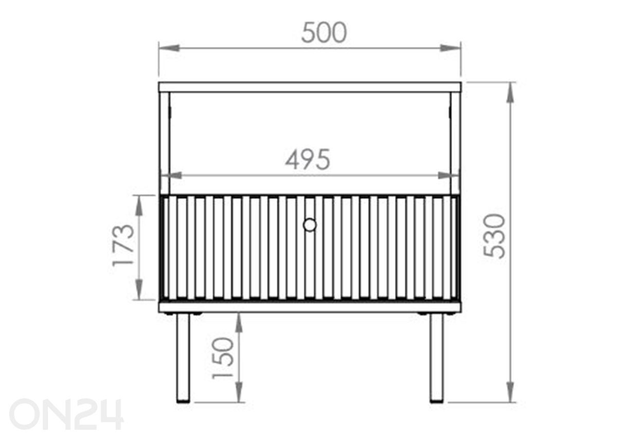 Öökapp Sophie suurendatud mõõdud
