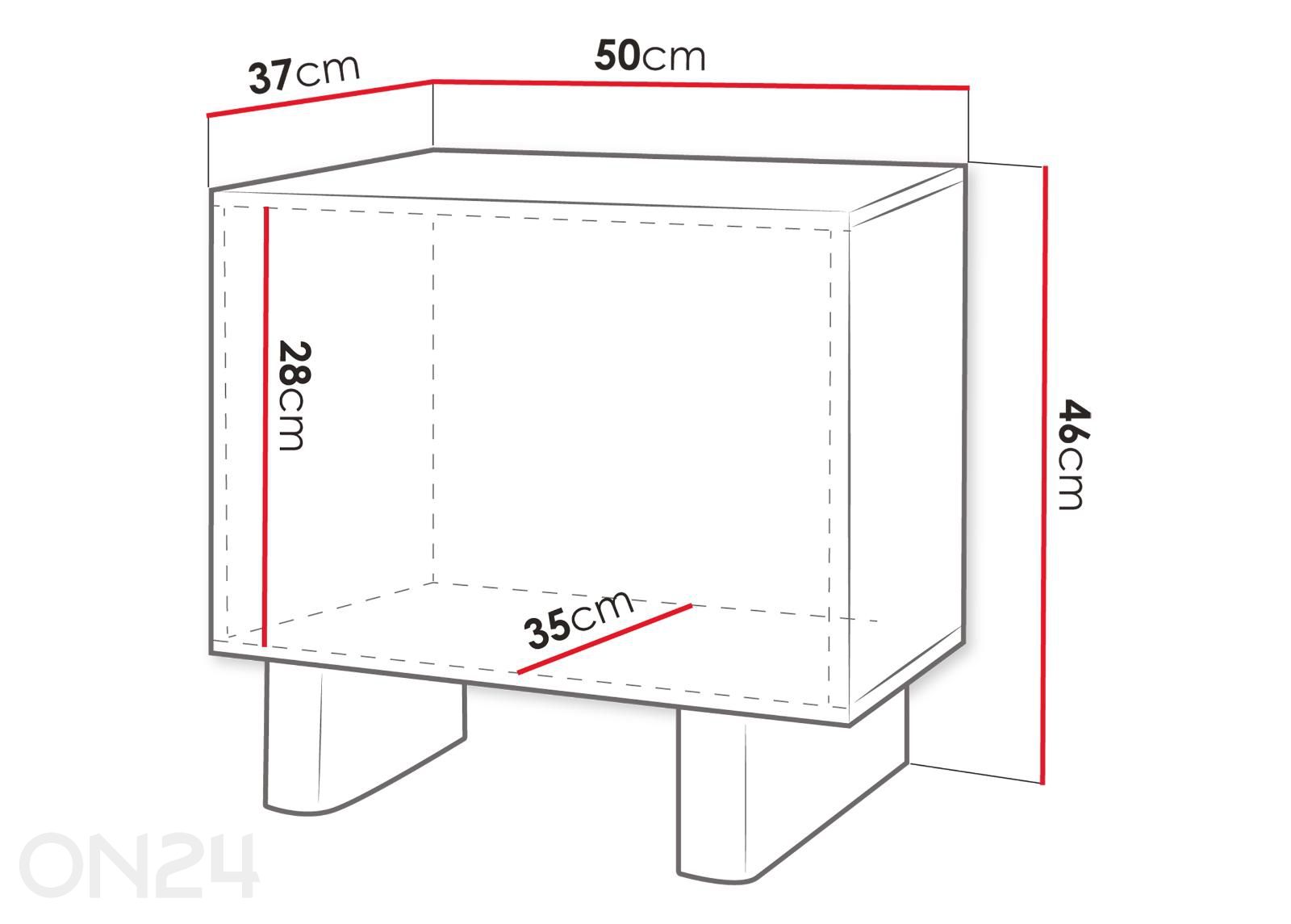 Öökapp Toyo suurendatud mõõdud