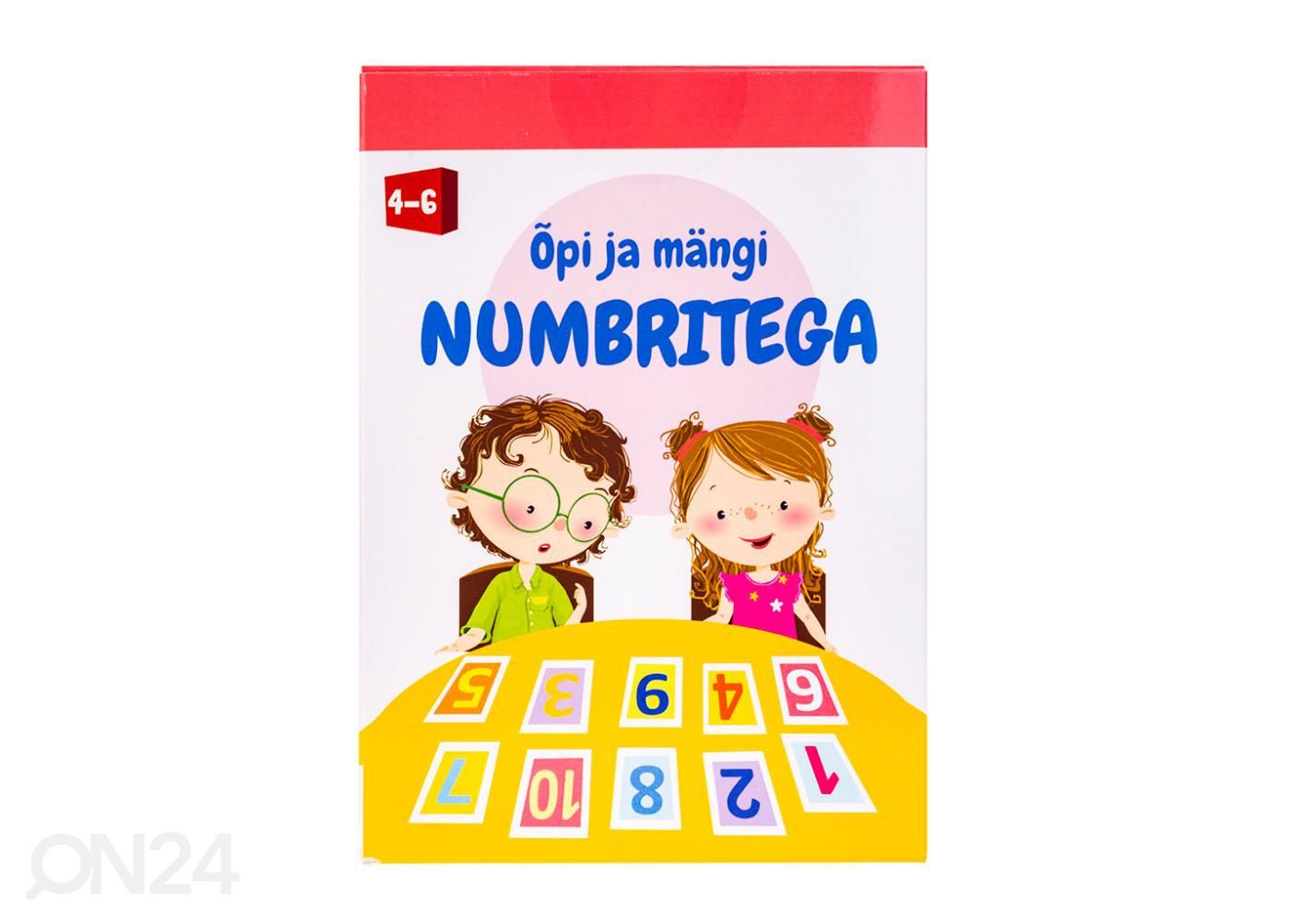 Õppekaardid Õpi ja Mängi Numbritega suurendatud