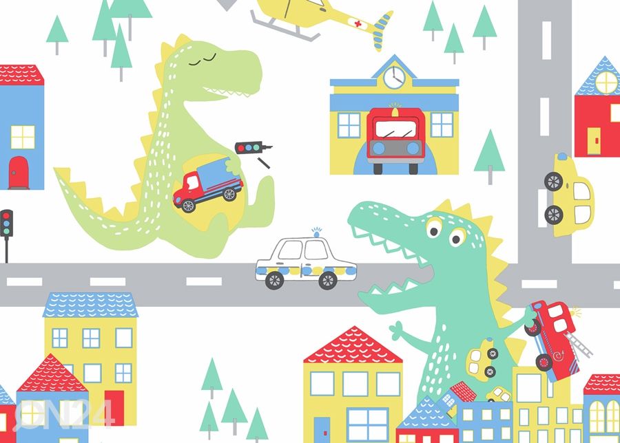 Pabertapeet Dino Road suurendatud