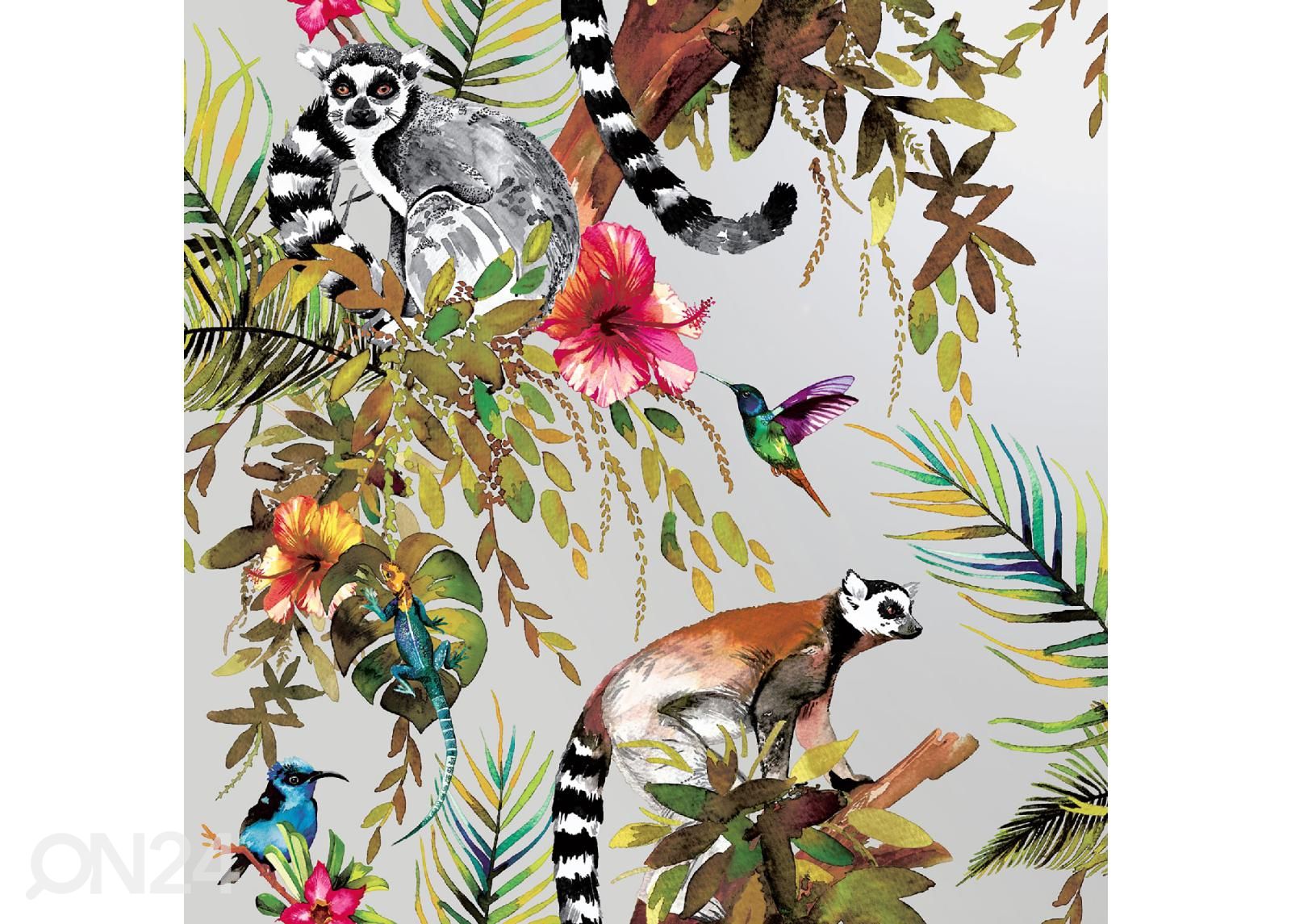 Pabertapeet Lemur suurendatud