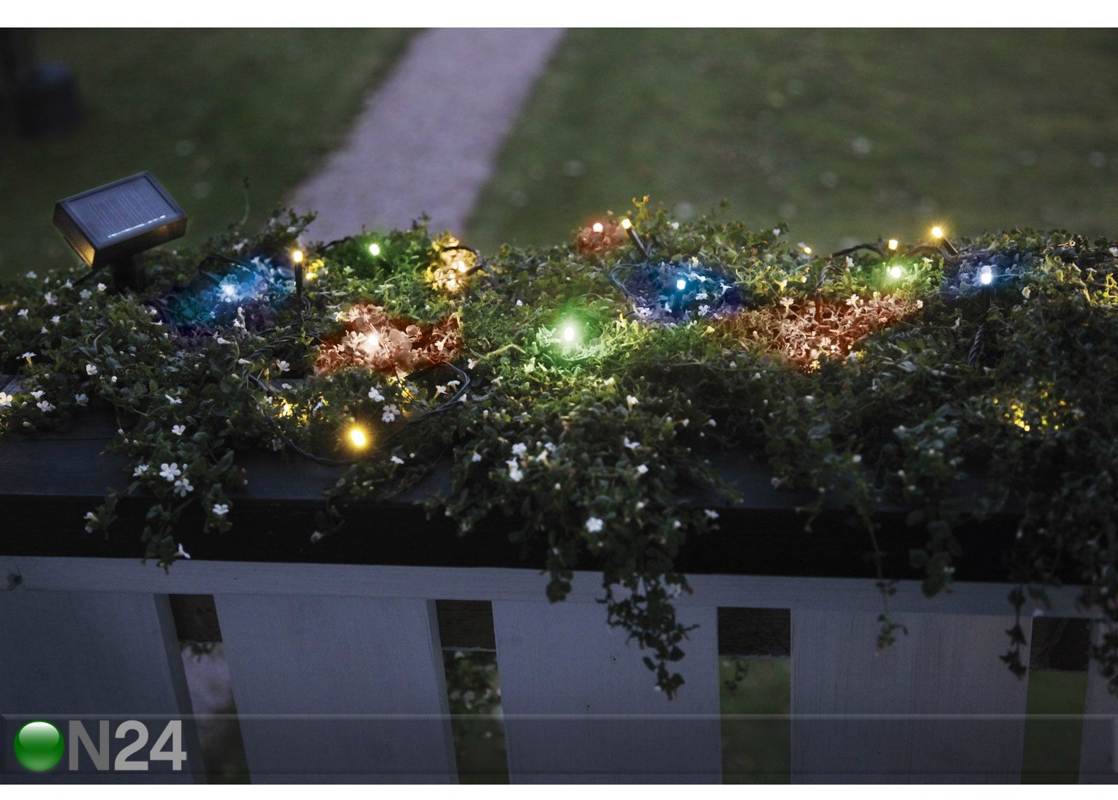 Päikesepaneeliga aiavalgusti 40 LED suurendatud