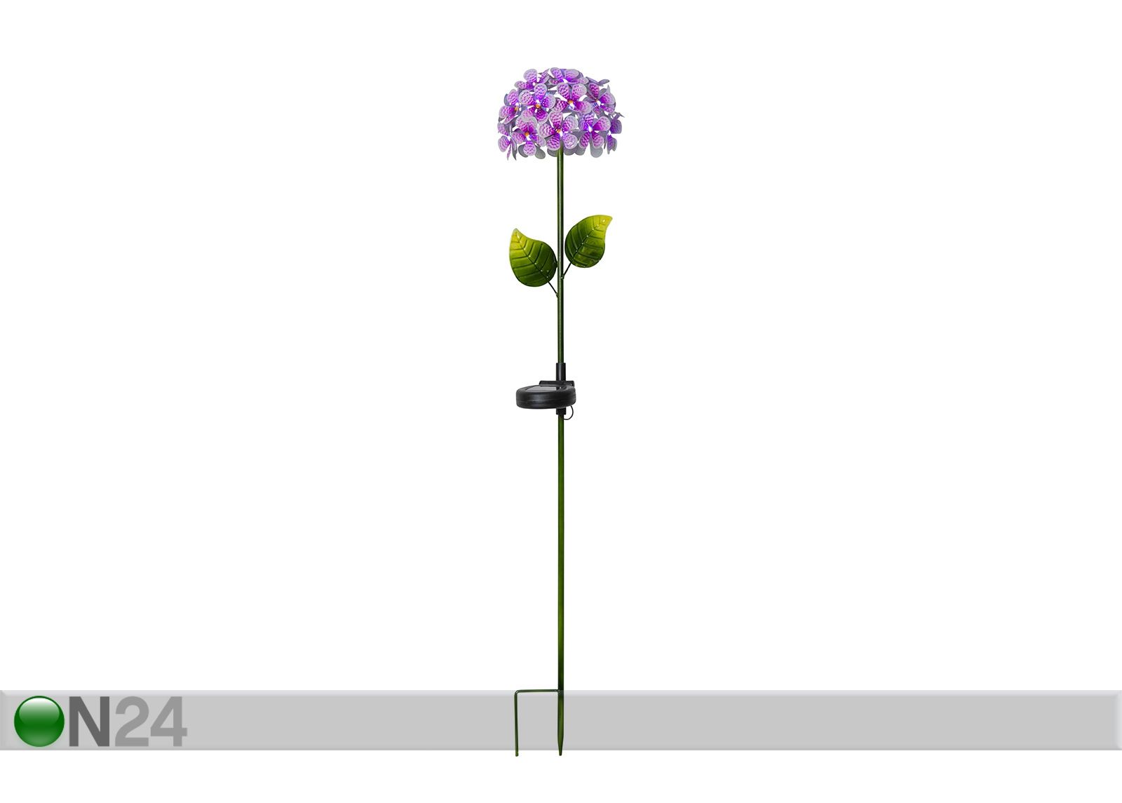 Päikesepaneeliga aiavalgusti Hortensia suurendatud