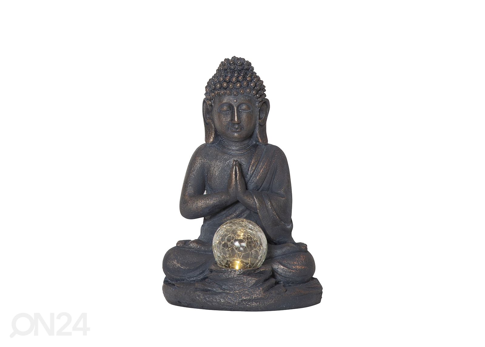 Päikesepaneeliga dekoratsioon Buddha suurendatud