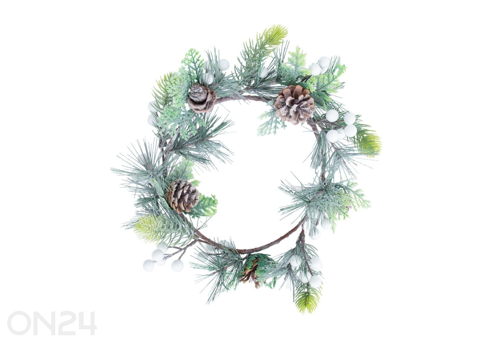 Pärg Greenland, Ø 20 cm, valged marjad suurendatud