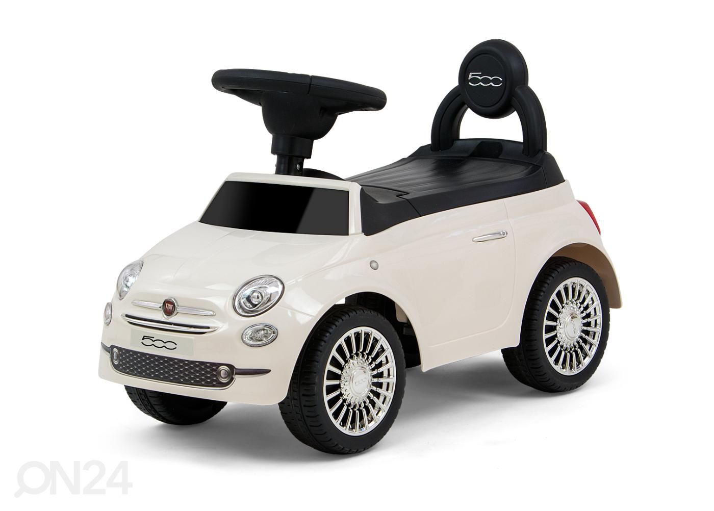 Pealeistumisauto Fiat 500 valge suurendatud