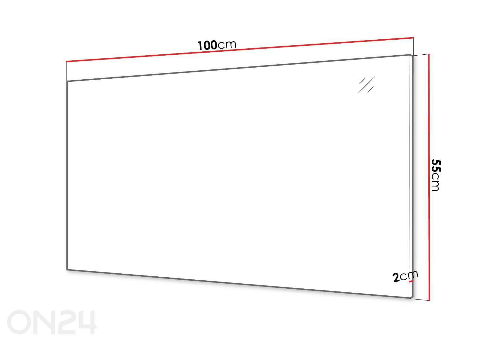 Peegel Gesita suurendatud mõõdud