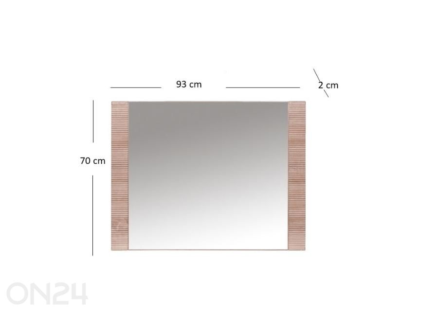 Peegel Gress suurendatud mõõdud