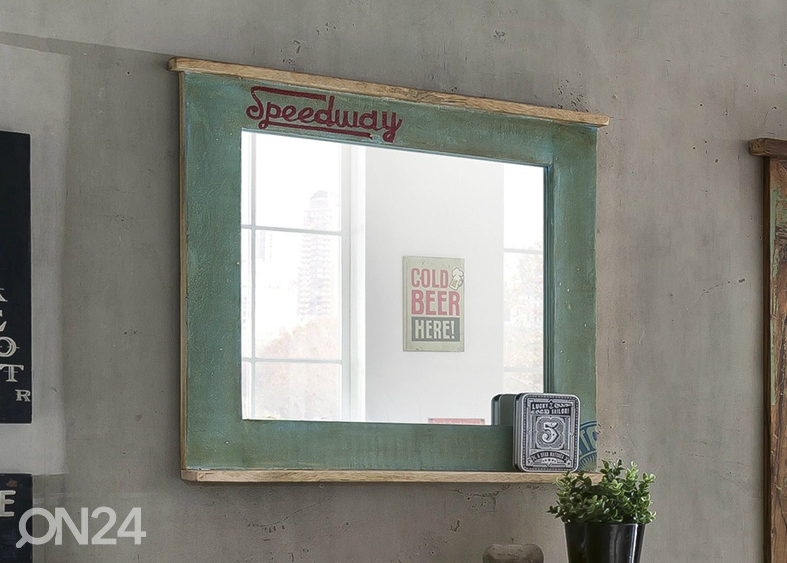 Peegel Speedway 79x68 cm suurendatud